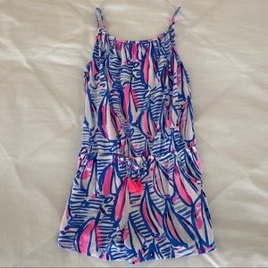 Lilly Pulitzer Girls XL Romper NWT